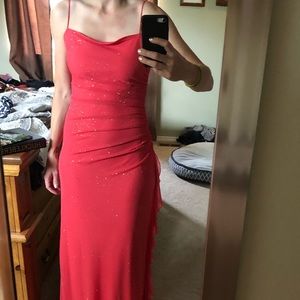 Pink glimmer gown
